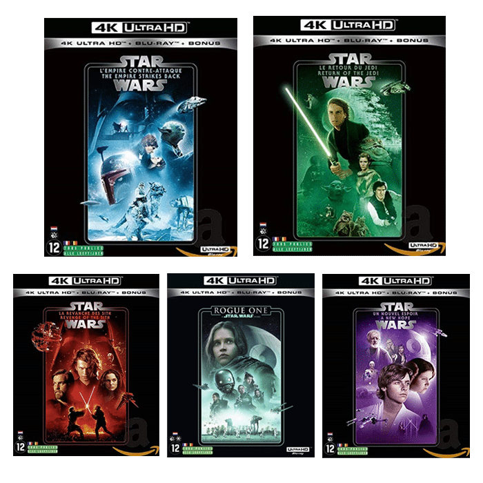 star wars 4K visuel produit