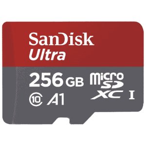 carte micro sd 256 go sandisk visuel produit