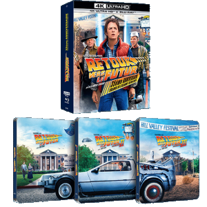 trilogie retour vers le futur 4K steelbook anniversaire