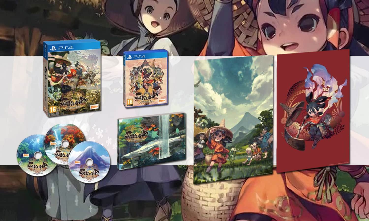 SLIDER SAKUNA OF RICE AND RUIN GOLDEN HARVEST EDITION limitee PS4 v3