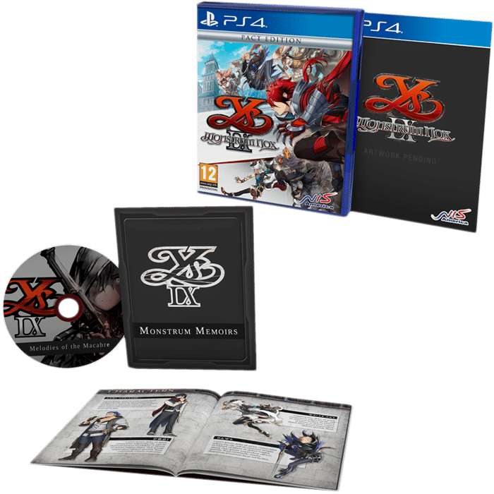 ys 9 monstrum nox pact edition ps4 visuel produit