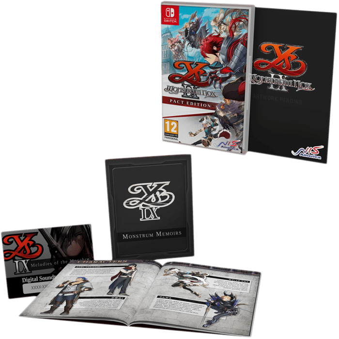 ys 9 monstrum nox pact edition switch visuel produit