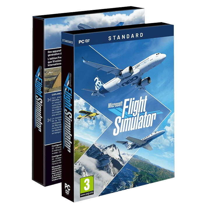 microsoft flight simulator sur pc visuel produit