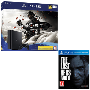 visuel produit pack ps4 pro ghost of tsushima last of us 2
