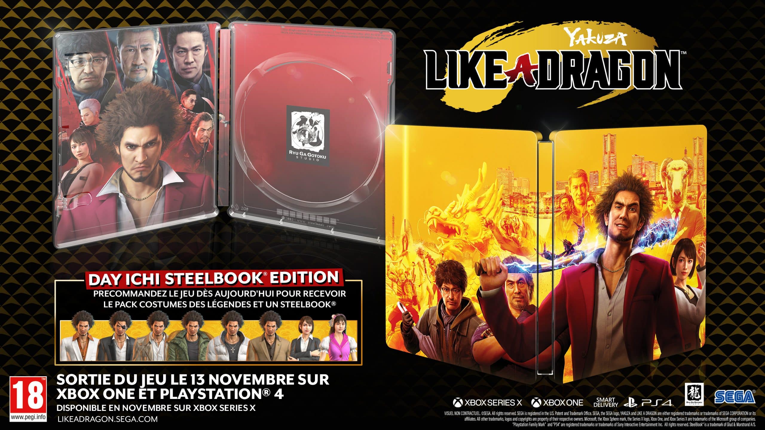 yakuza 7 like a dragon steelbook