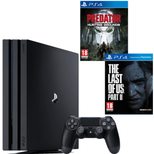 ps4 pro avec 2 jeux offerts predator last of us 2