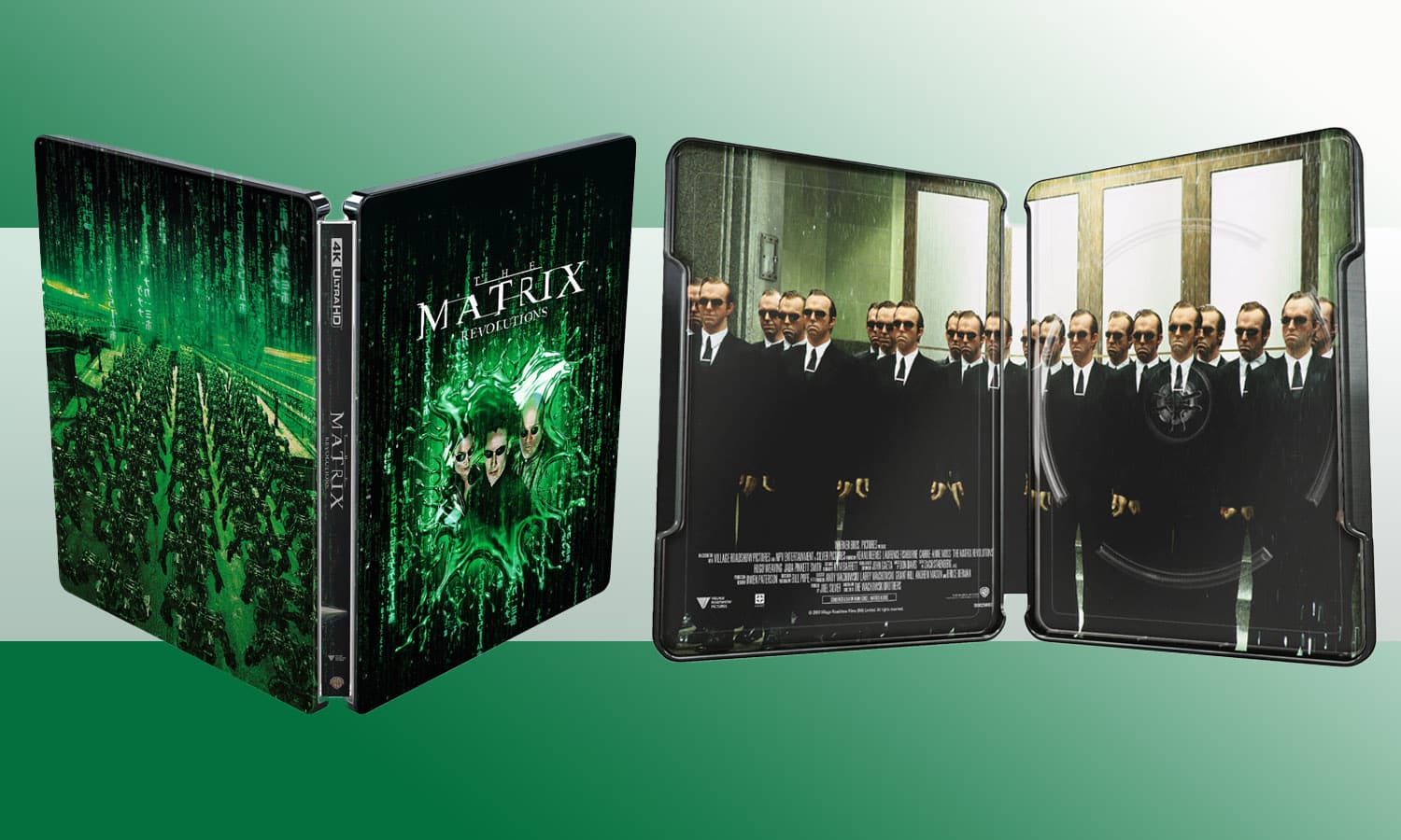 slider blu ray 4K steelbook matrix revolutions