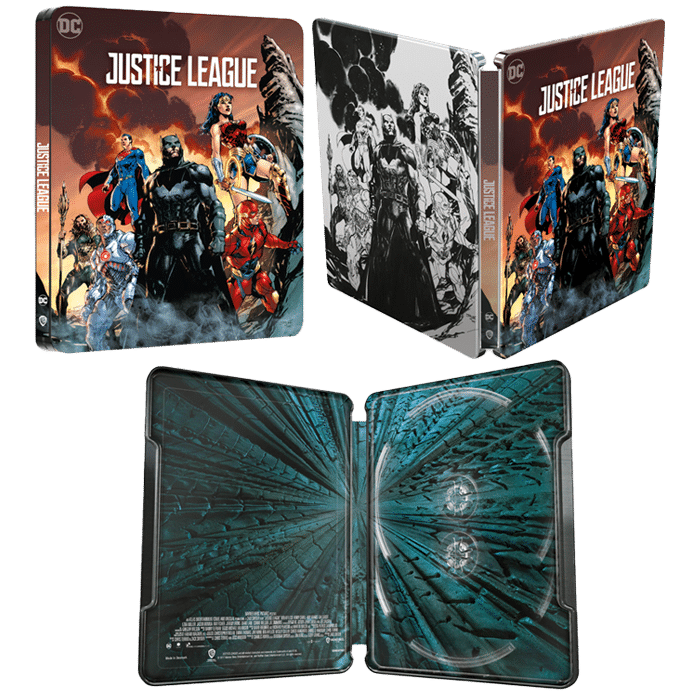 visuel produit justice league blu ray steelbook 4k
