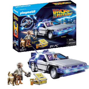 visuel produit playmobile retour vers le futur