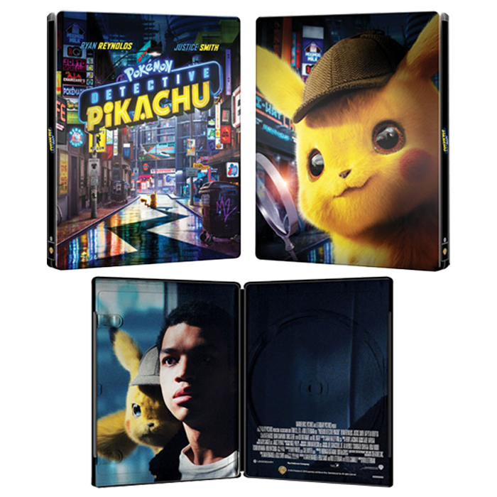 detective pikachu 4K steelbook visuel produit