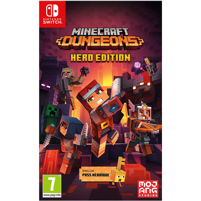 minecraft dungeon switch hero edition visuel produit