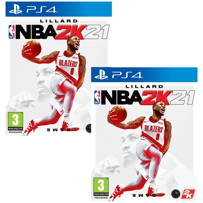 pack 2 jeux nba 2K21 ps4
