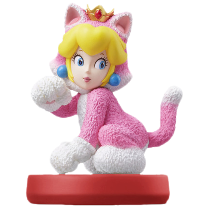 amiibo peach chat cat visuel produit