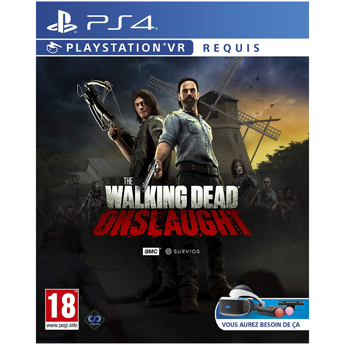 Walking Dead onslaught ps vr visuel produit