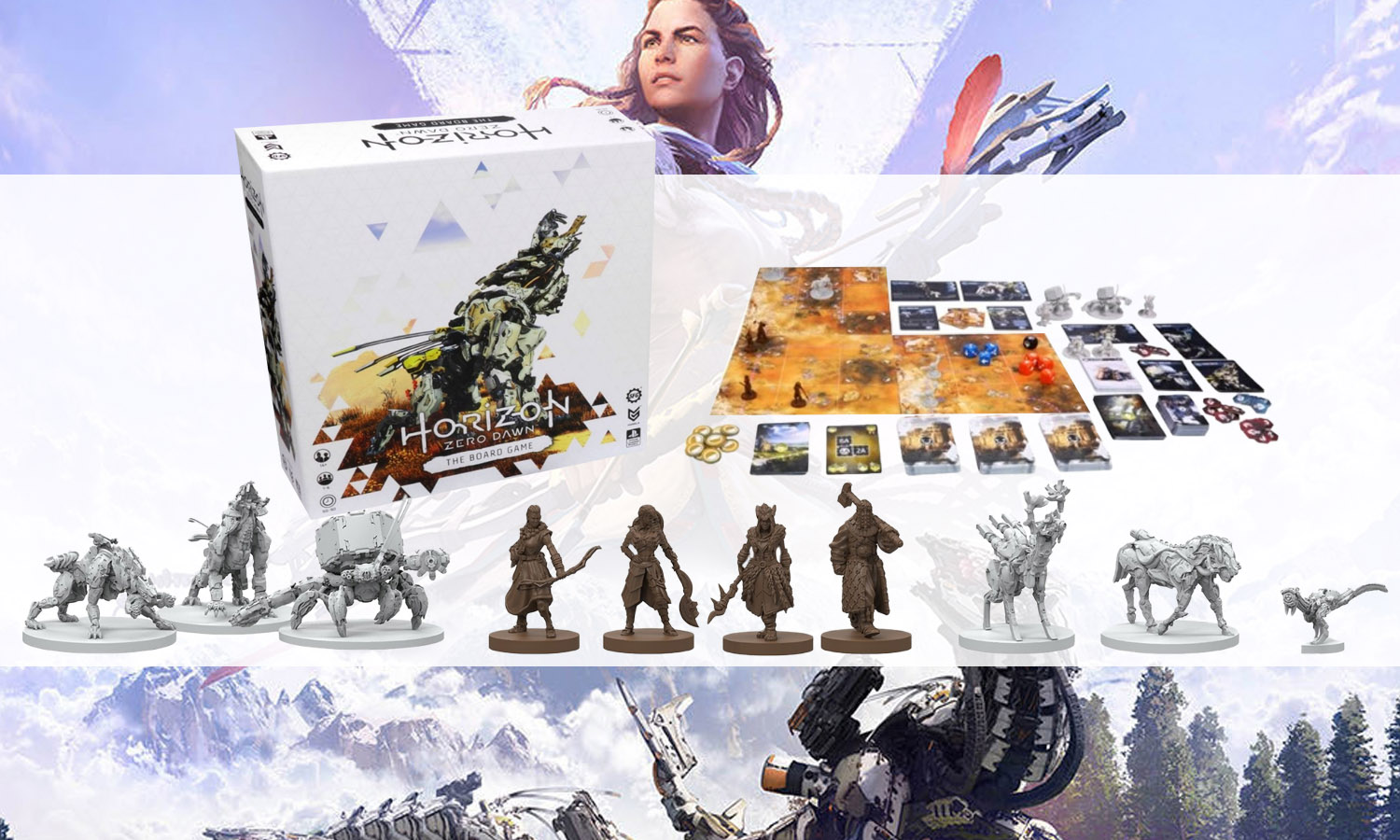 slider jeu de plateau horizon zero dawn