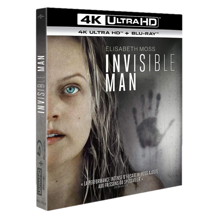 Invisible Man Blu Ray 4K visuel produit