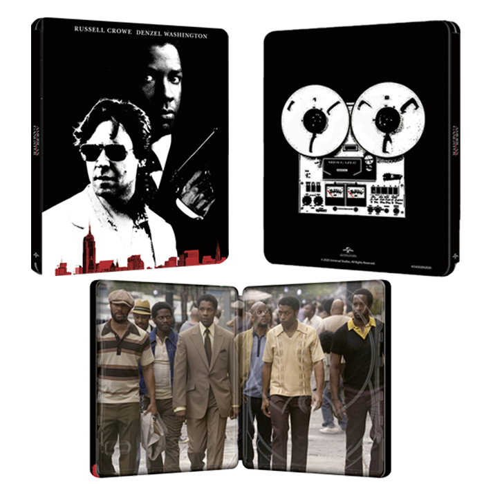 american gangster blu ray steelbook 4k visuel produit