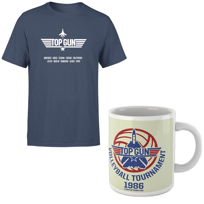 visuel produit promo top gun t shirt mug