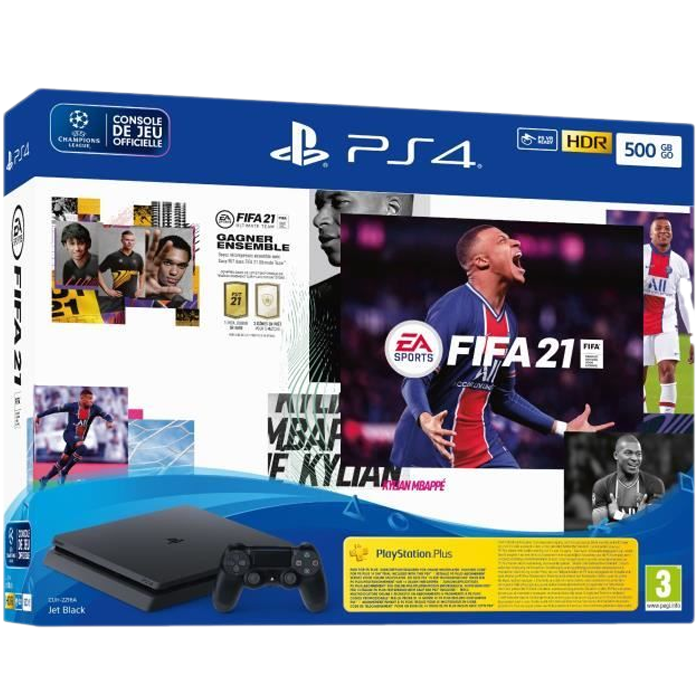 pack ps4 slim fifa 21 visuel produit