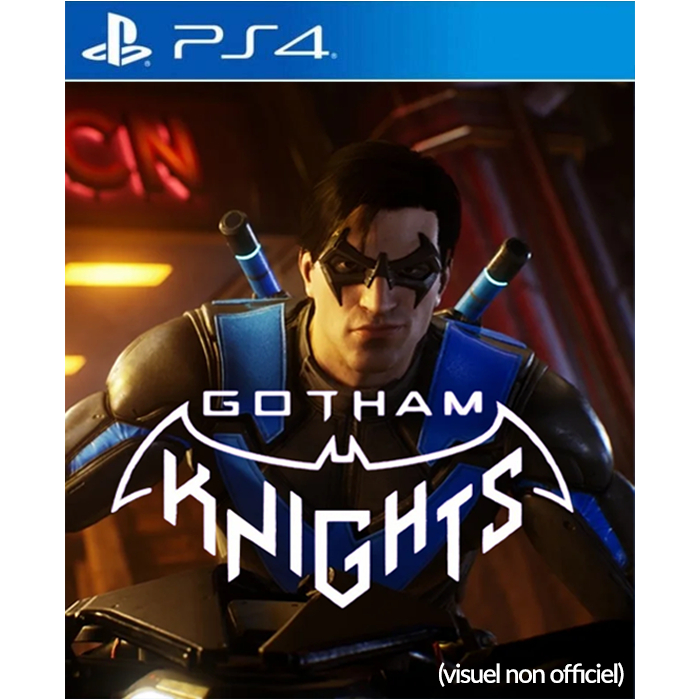 gotham knights ps4 visuel produit provisoire non officiel
