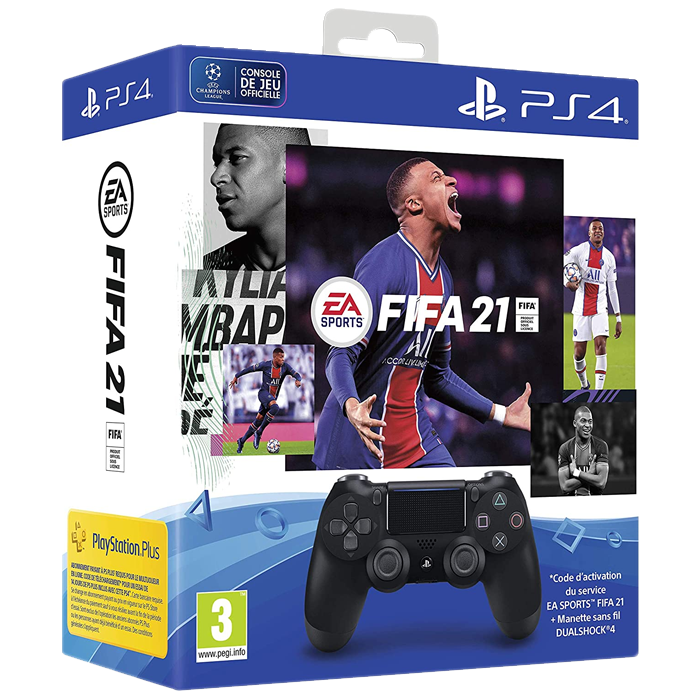 pack manette ps4 fifa 21