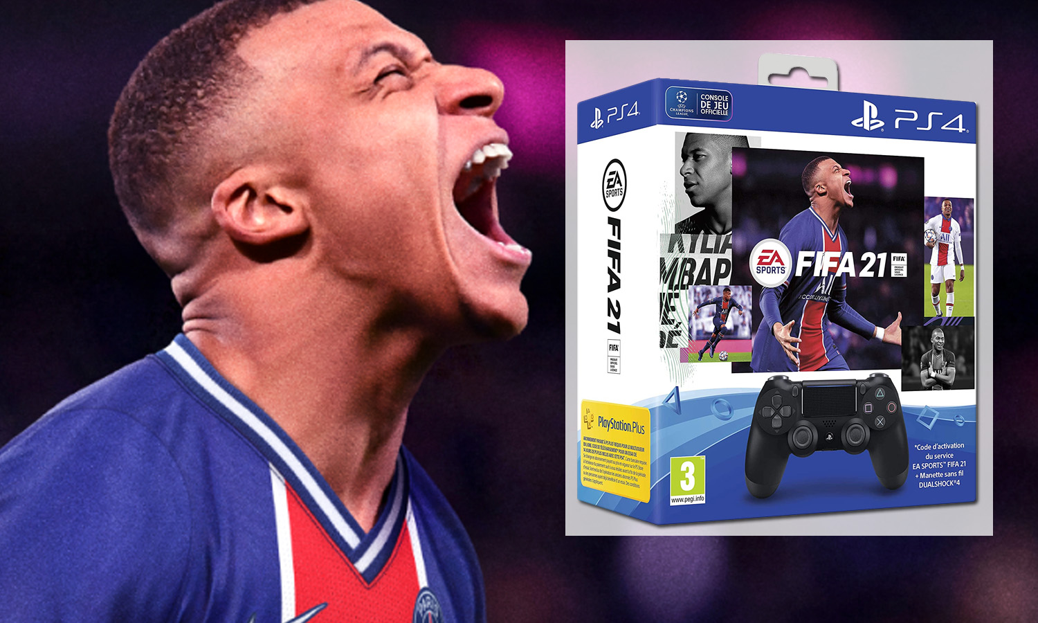 SLIDER pack manette ps4 fifa 21 v2