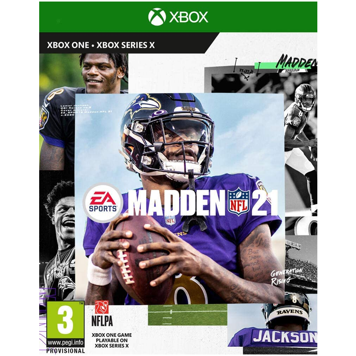 madden nfl 21 xbox one series x visuel produit