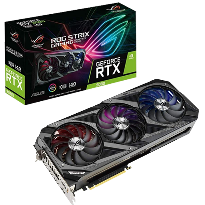 visuel produit rtx 3080 strix asus