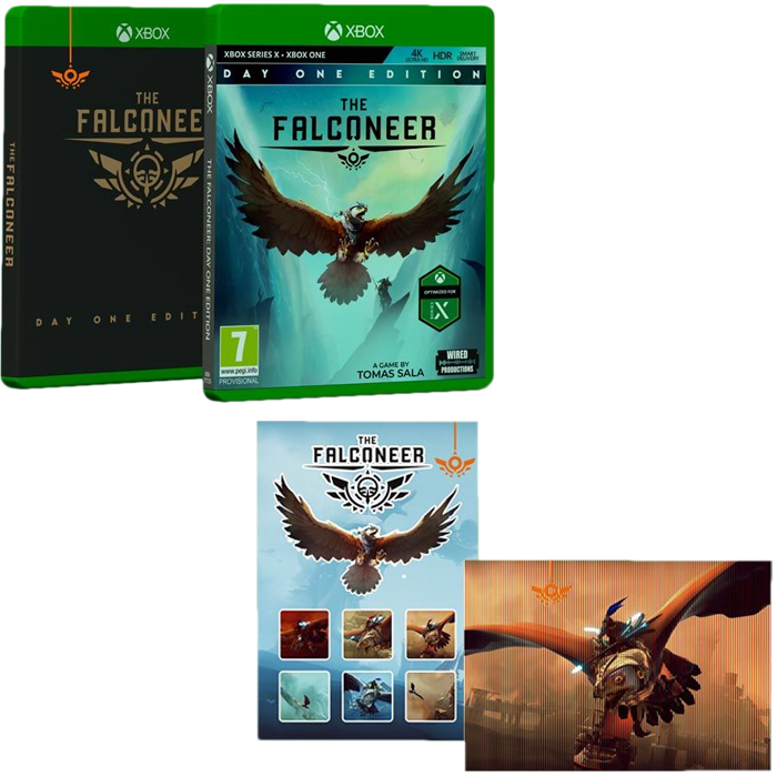 the falconeer day one edition xbox one series x visuel produit