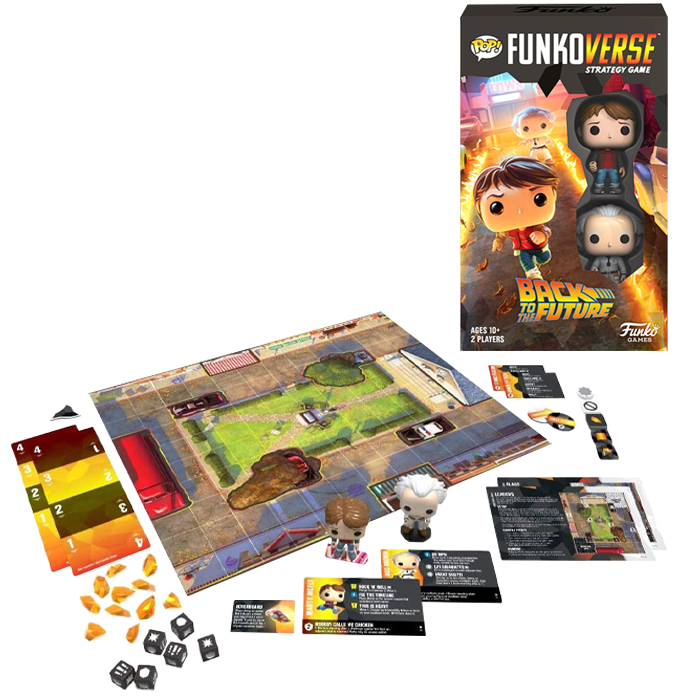 visuel produit jeu funko back to the future