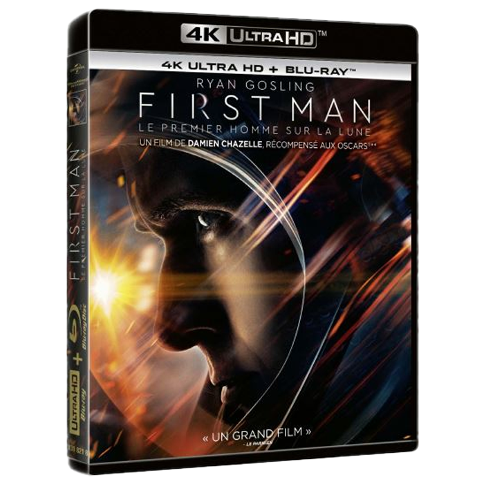 first man blu ray 4k visuel produit