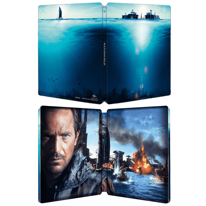 waterworld blu ray 4K steelbook visuel produit