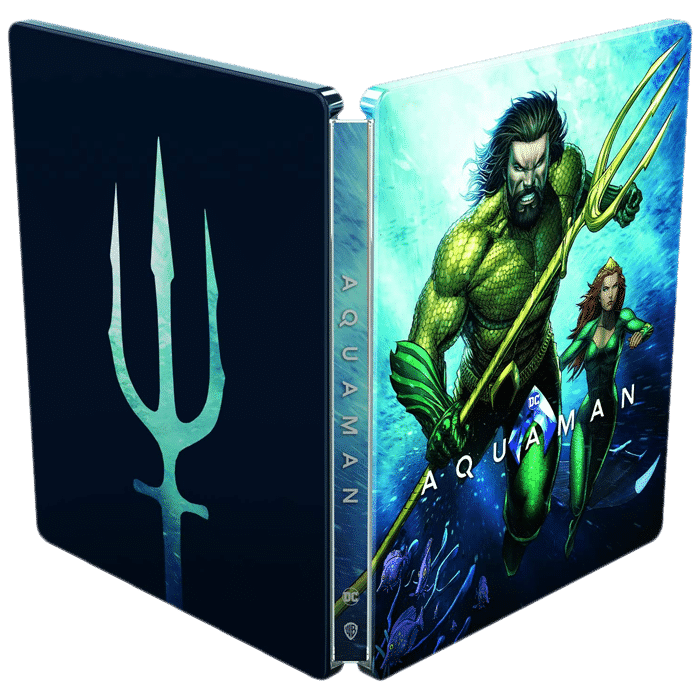 Aquaman Blu Ray 4K Steelbook viseul produit