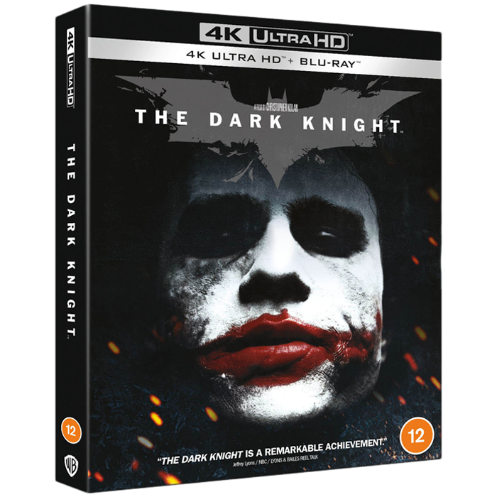 batman the dark knight blu ray 4K visuel produit