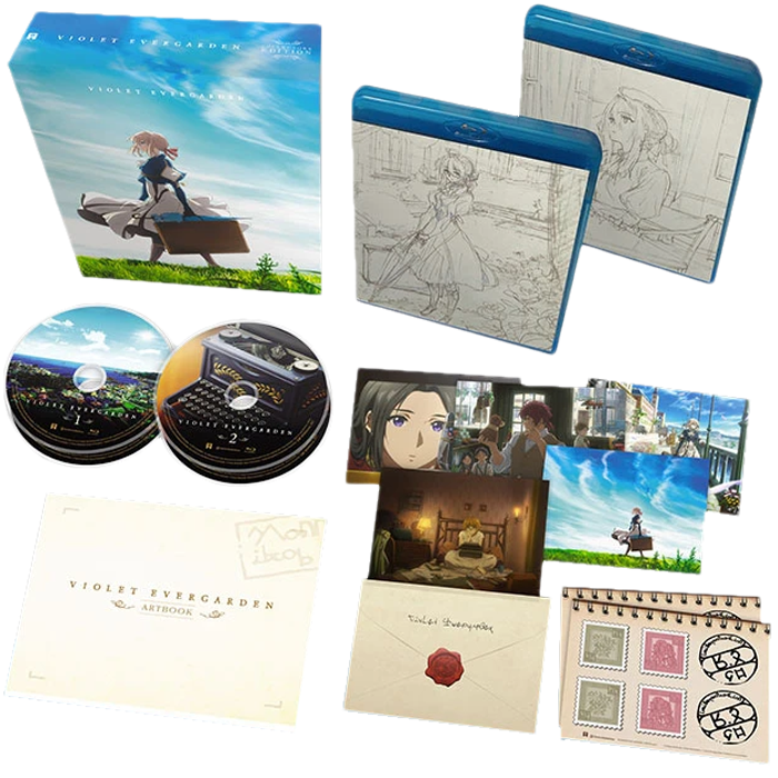 violet evergarden integrale collector blu ray visuel produit