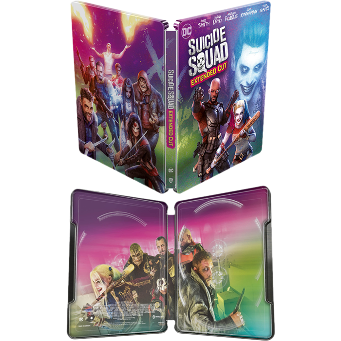 Suicide Squad Blu Ray 4K Steelbook visuel produit