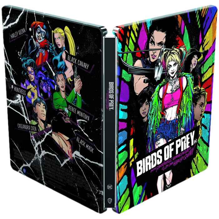 Birds of Prey et la fantabuleuse Histoire de Harley Quinn 4K blu ray SteelBook visuel produit