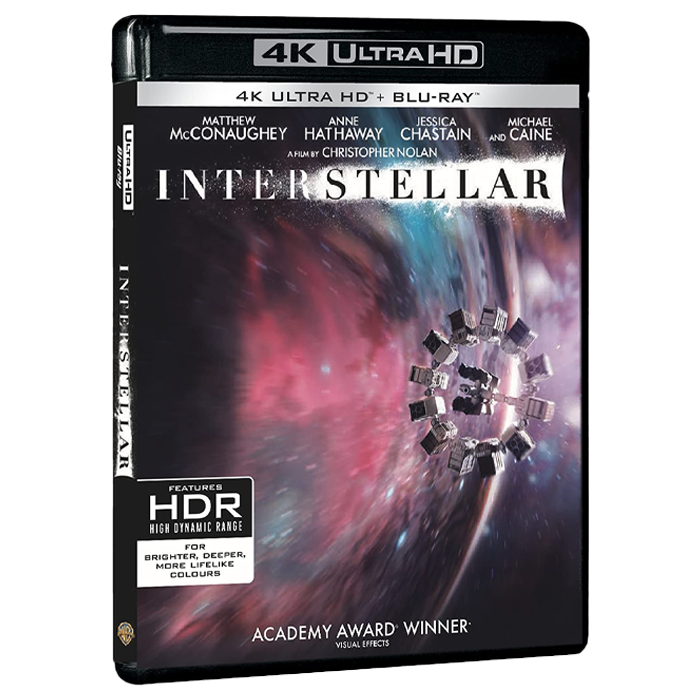interstellar blu ray 4k visuel produit