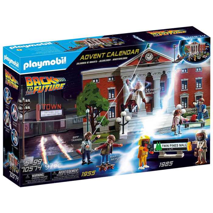 Calendrier de l'Avent Retour vers le Futur Playmobil visuel produit