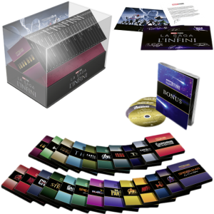 coffret Marvel integrale collector la saga de l'infini blu ray 4K visuel produit