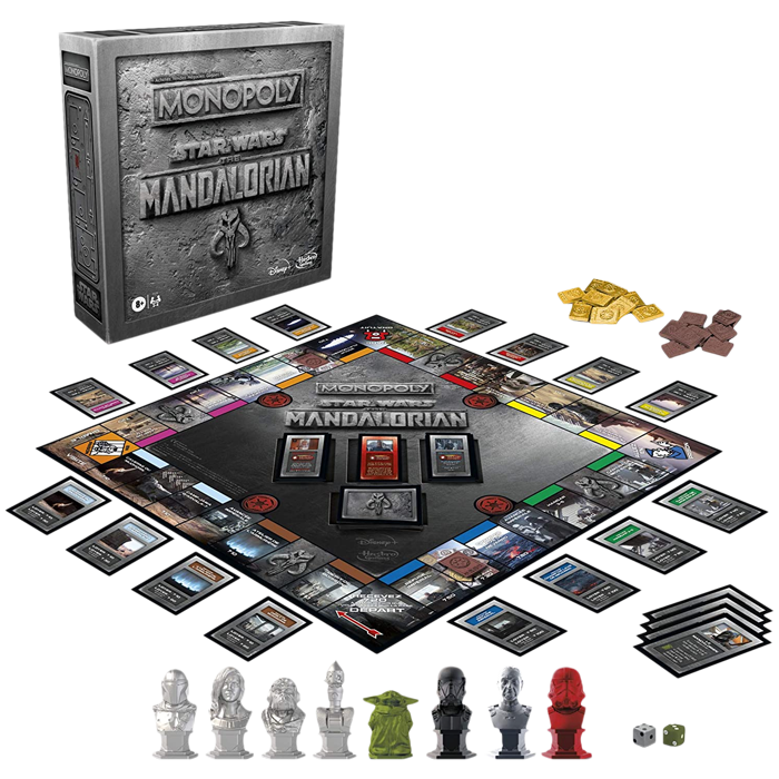 monopoly star wars the mandalorian mandalorien visuel produit
