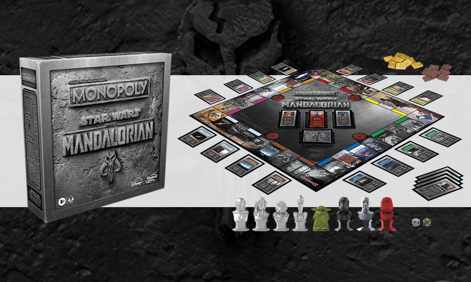 SLIDER monopoly star wars the mandalorian mandalorien
