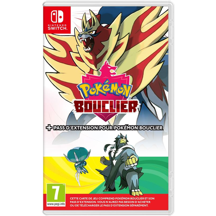pokemon bouclier pass d'extension switch visuel produit