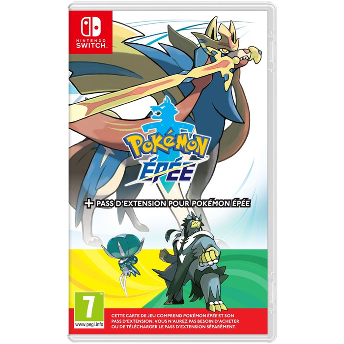 pokemon epée pass d'extension switch visuel produit