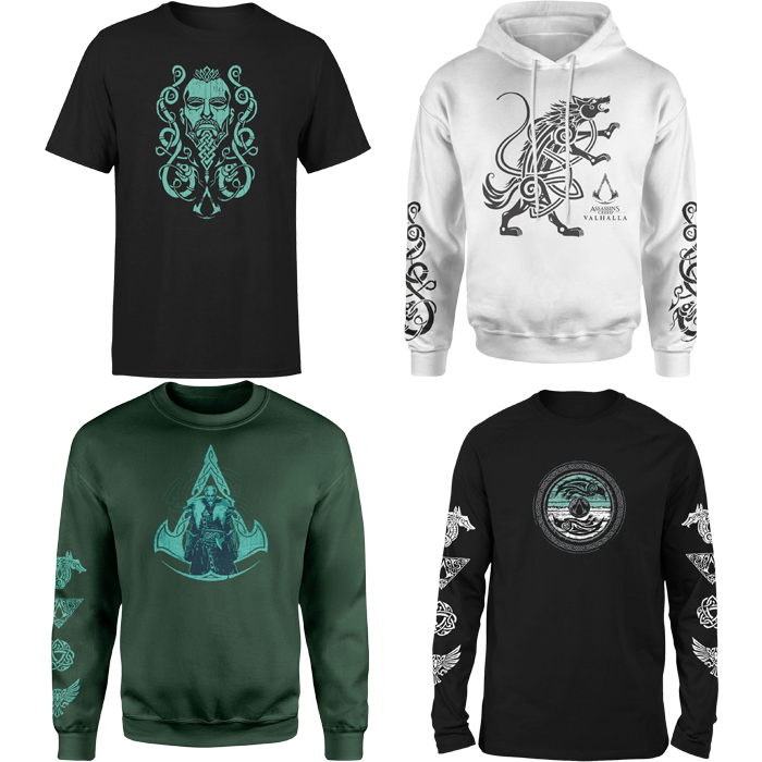 collection vetemens assassin's creed valhalla visuel produit