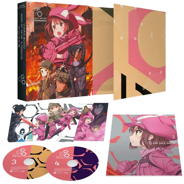 sword art alternative gun gale online partie 2 blu ray visuel produit