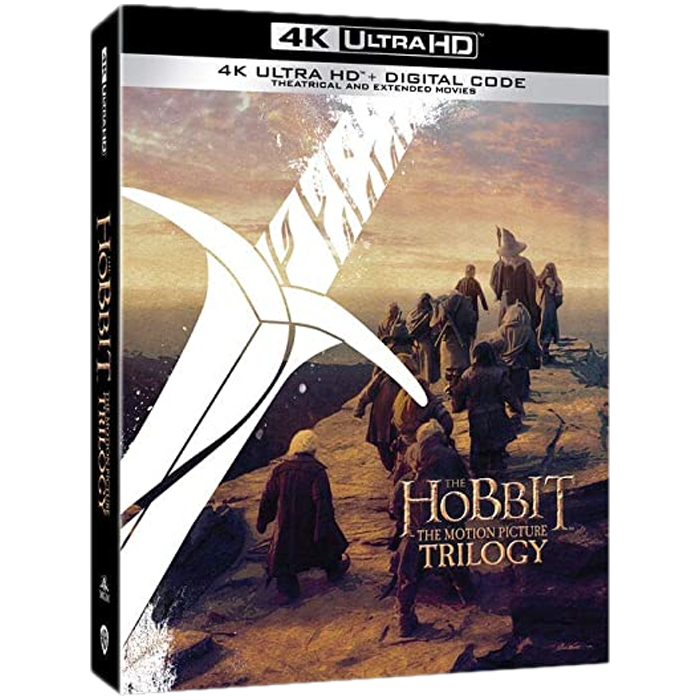 Coffret Trilogie Le Hobbit en Blu Ray 4K edition standard us visuel produit