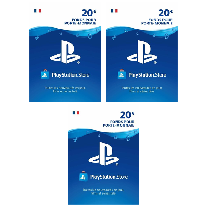 visuel produit cartes PSN 20 euros