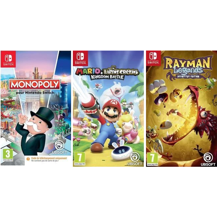 pack mario lapins crétins rayman legends monopoly switch visuel produit