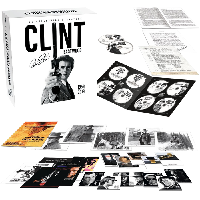 coffret intégrale collector 63 films blu ray clint eastwood visuel produit